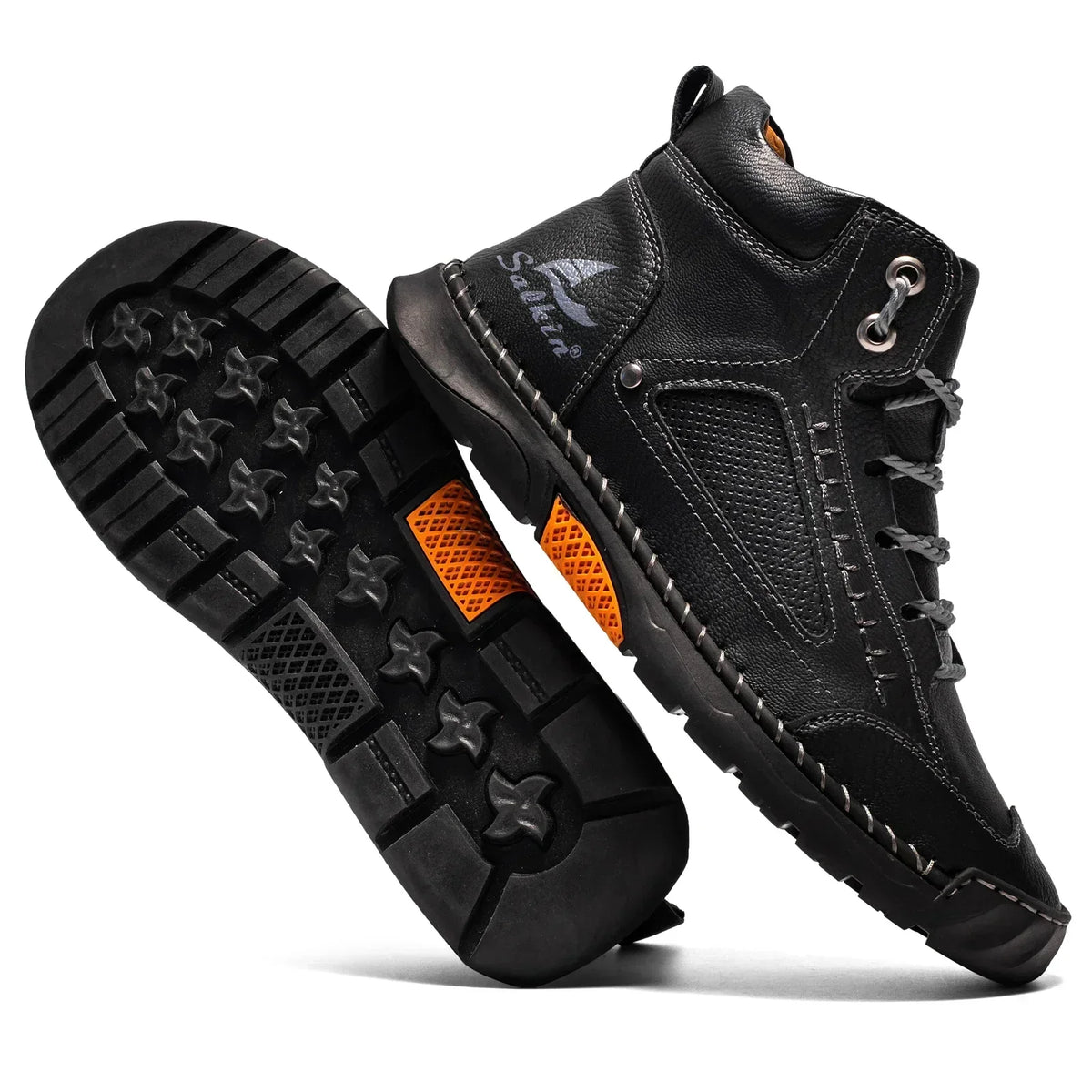 Alpenfeld | St. Moritz Leder High Top Schuhe