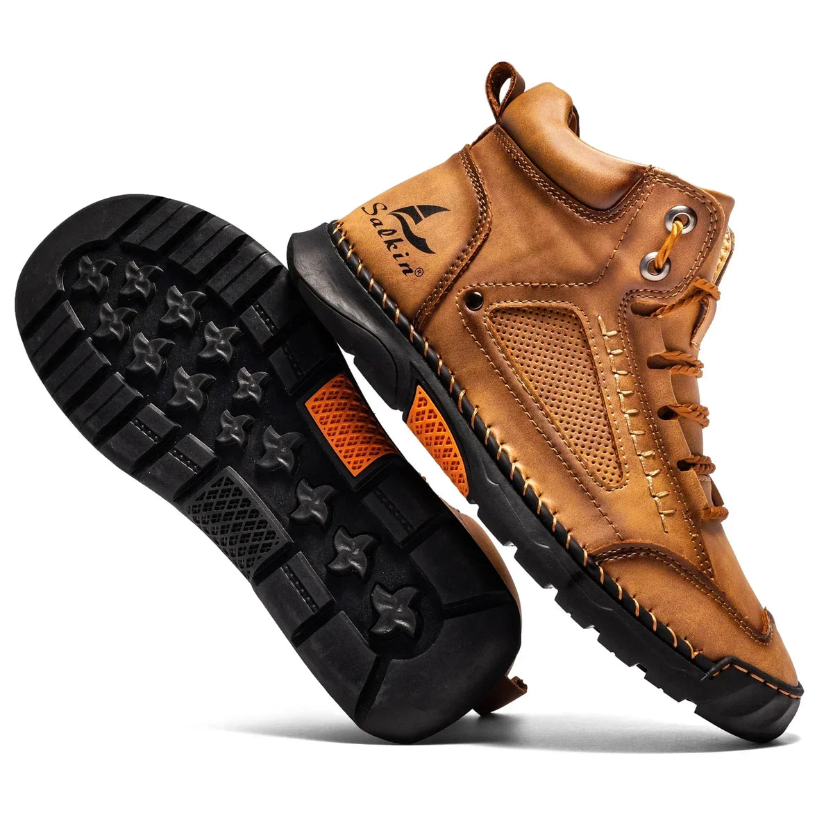 Alpenfeld | St. Moritz Leder High Top Schuhe