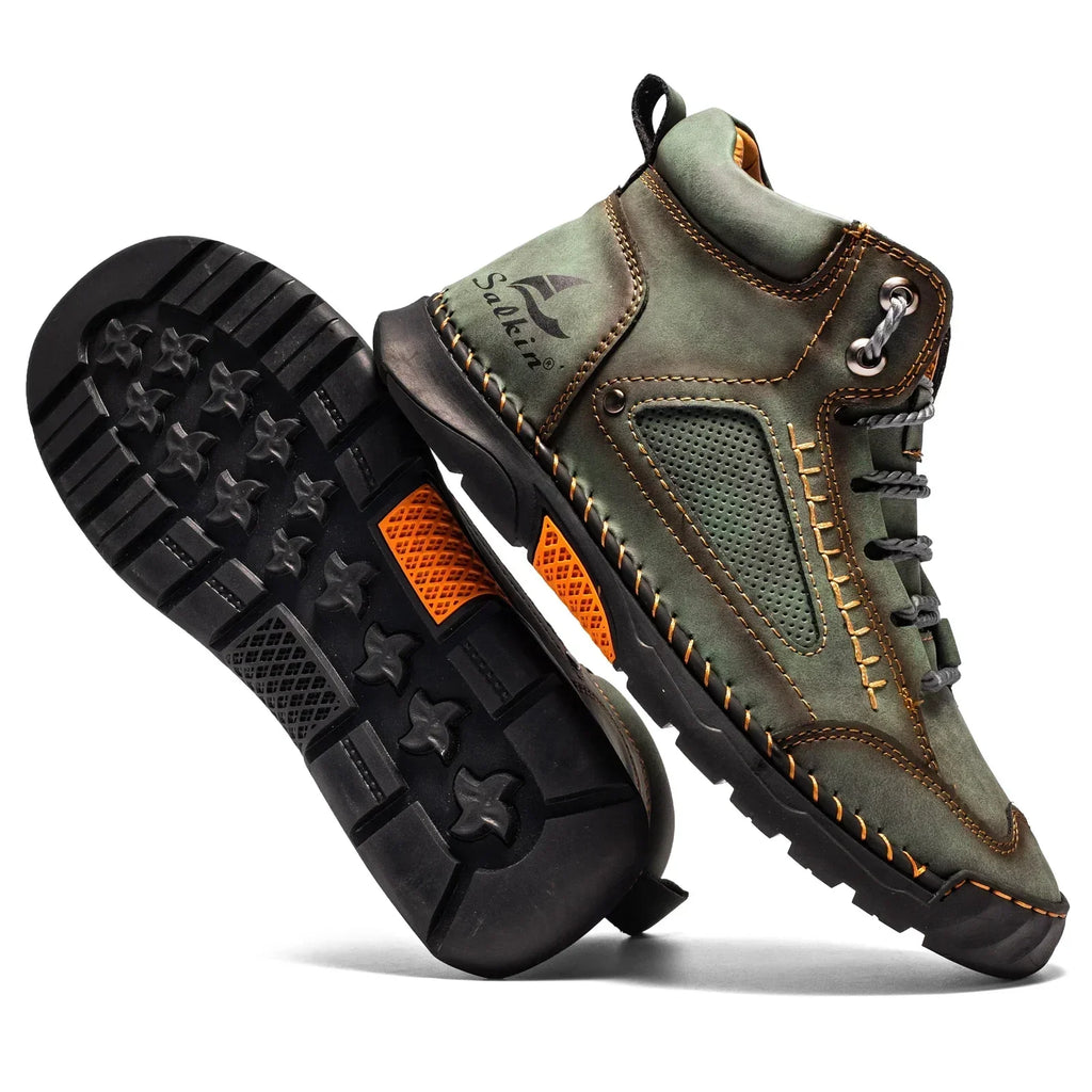 Alpenfeld | St. Moritz Leder High Top Schuhe