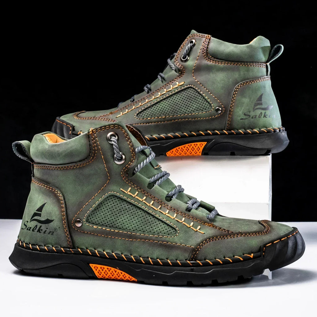 Alpenfeld | St. Moritz Leder High Top Schuhe