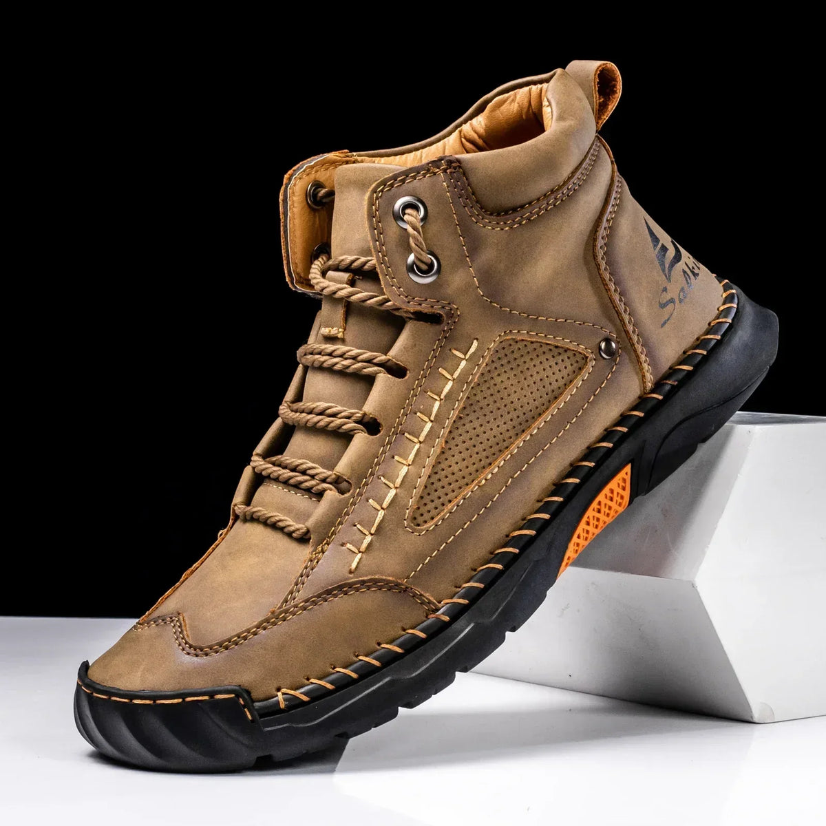 Alpenfeld | St. Moritz Leder High Top Schuhe