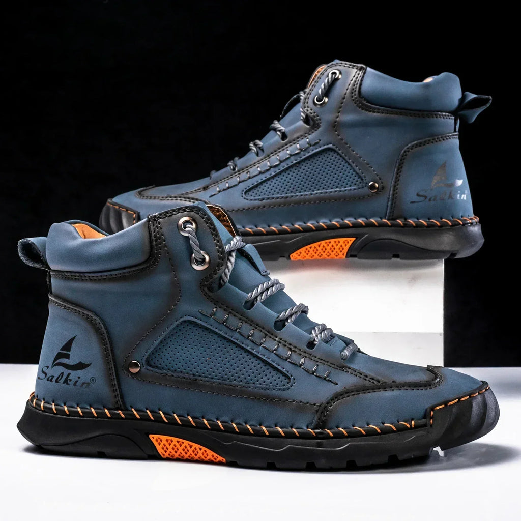 Alpenfeld | St. Moritz Leder High Top Schuhe