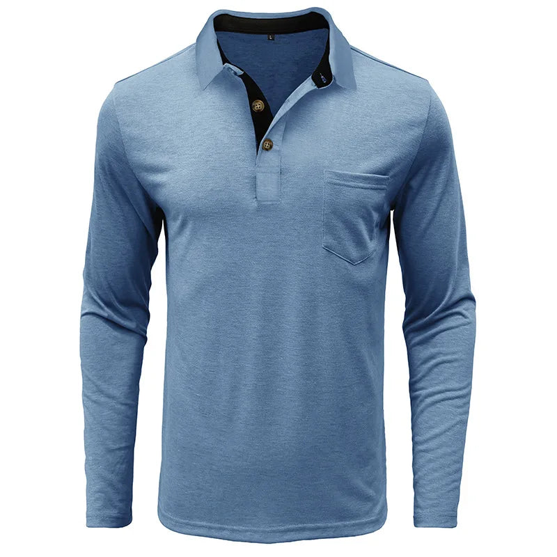 Alpenfeld | Herren Langarmshirt in Unifarbe