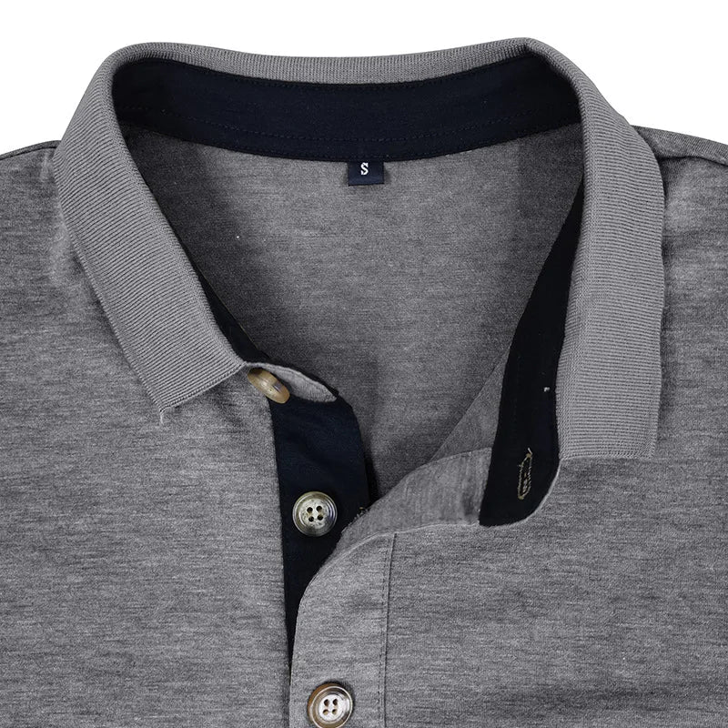 Alpenfeld | Herren Langarmshirt in Unifarbe