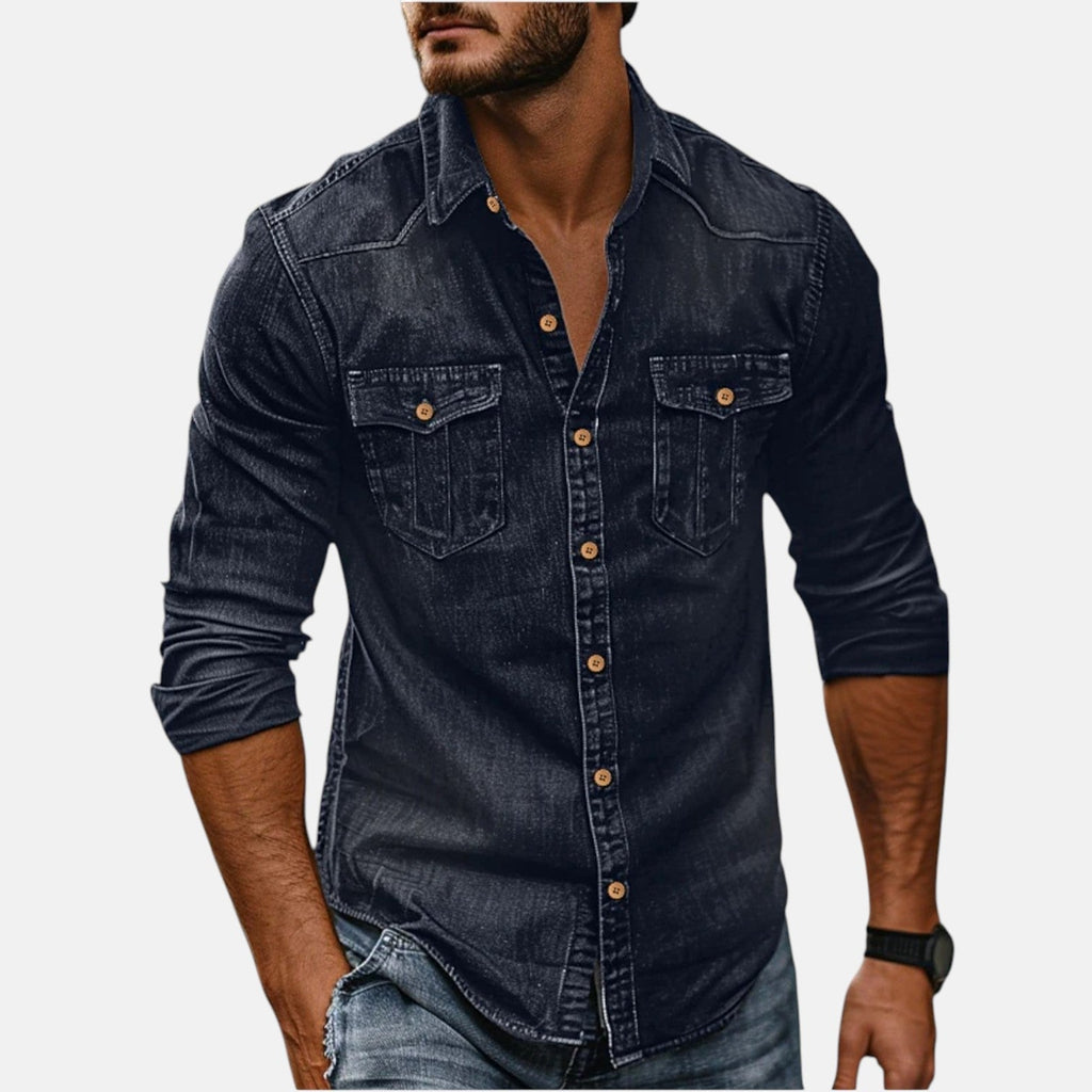 Alpenfeld | Vielseitiges und Trendiges Herren-Denimhemd
