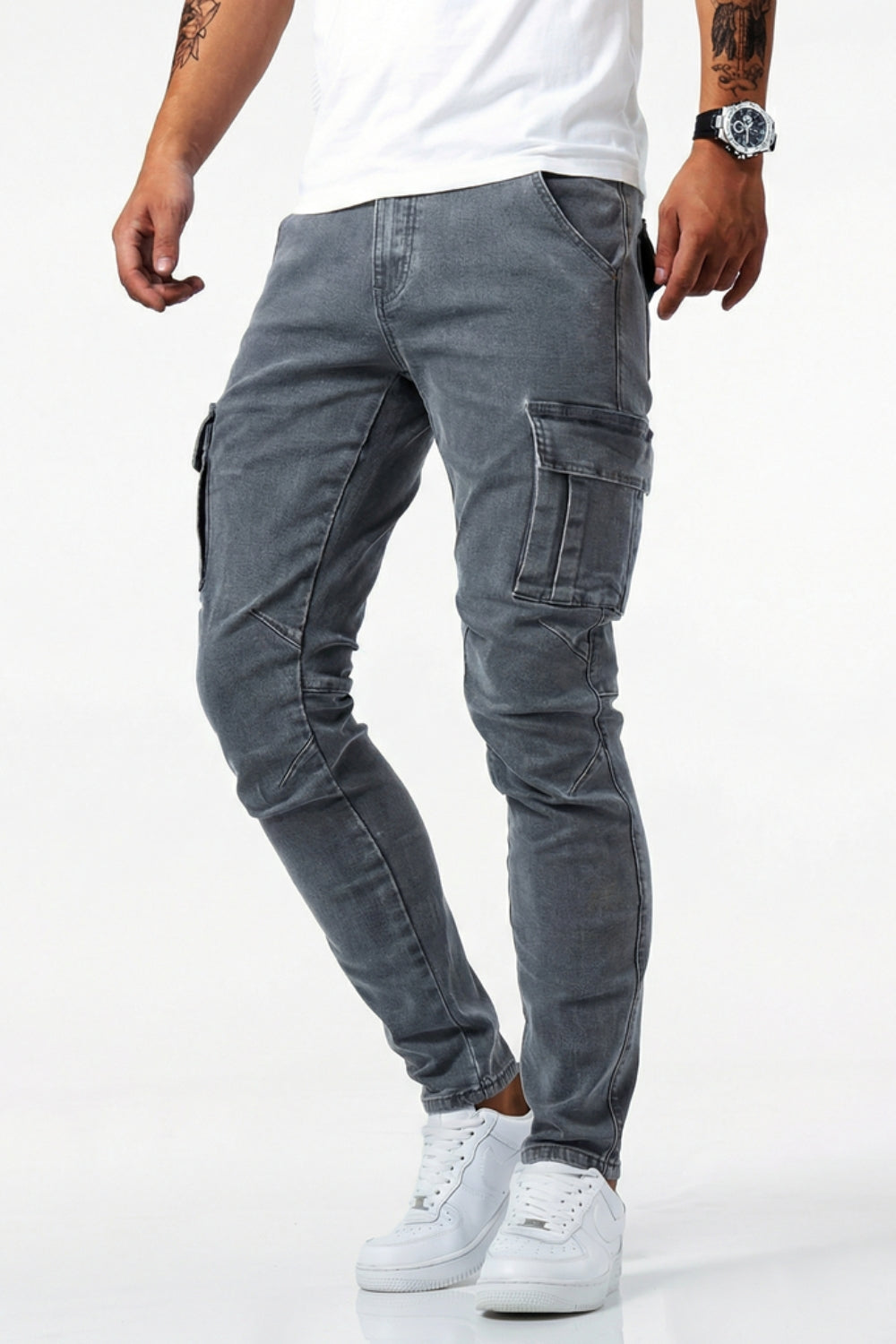 Sommerfeld | Elastische Cargo Jeans für Herren  (1 kaufen, 1 GRATIS dazu)