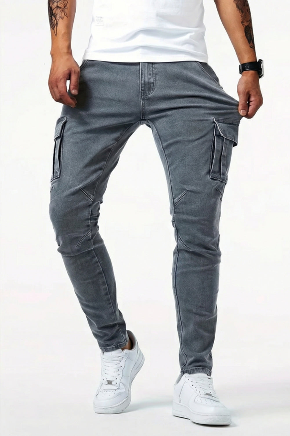 Sommerfeld | Elastische Cargo Jeans für Herren  (1 kaufen, 1 GRATIS dazu)