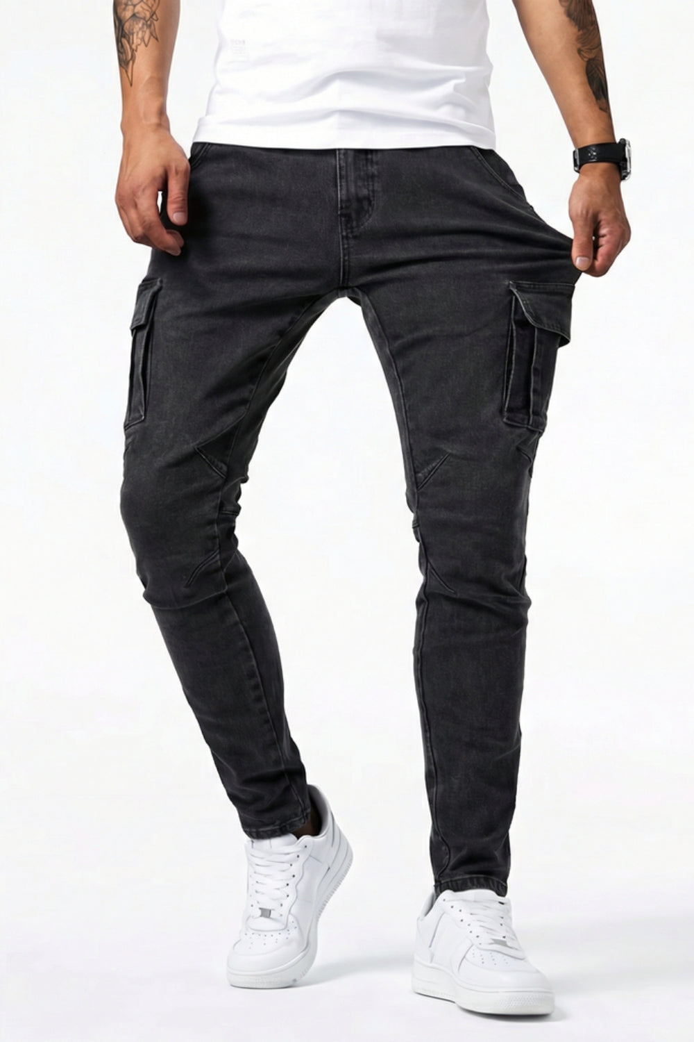 Sommerfeld | Elastische Cargo Jeans für Herren  (1 kaufen, 1 GRATIS dazu)