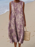 Celine - Alltags-Sommer Midi-Kleid