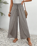 Alpenfeld | Lisette Hose mit weitem Bein und geometrischem Druck