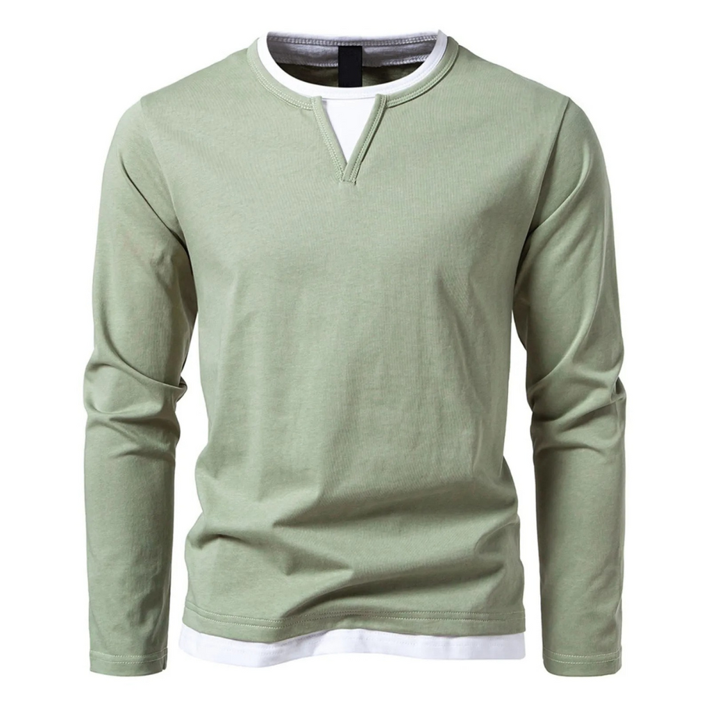 Alpenfeld | Langärmeliges Baumwoll-T-Shirt