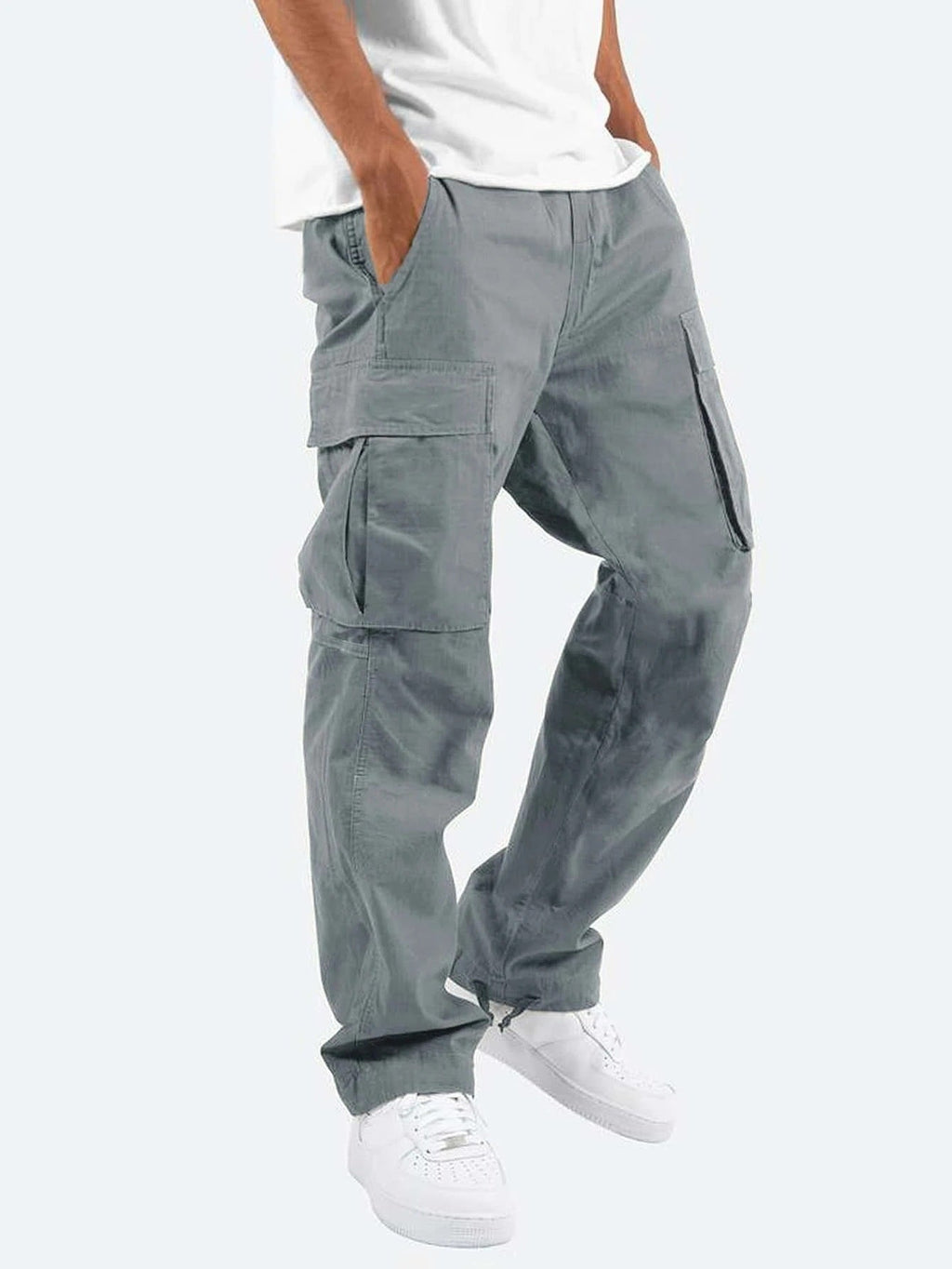 Alpenfeld | Herren Cargo-Hose mit weitem Schnitt – Freizeit & Utility-Hose