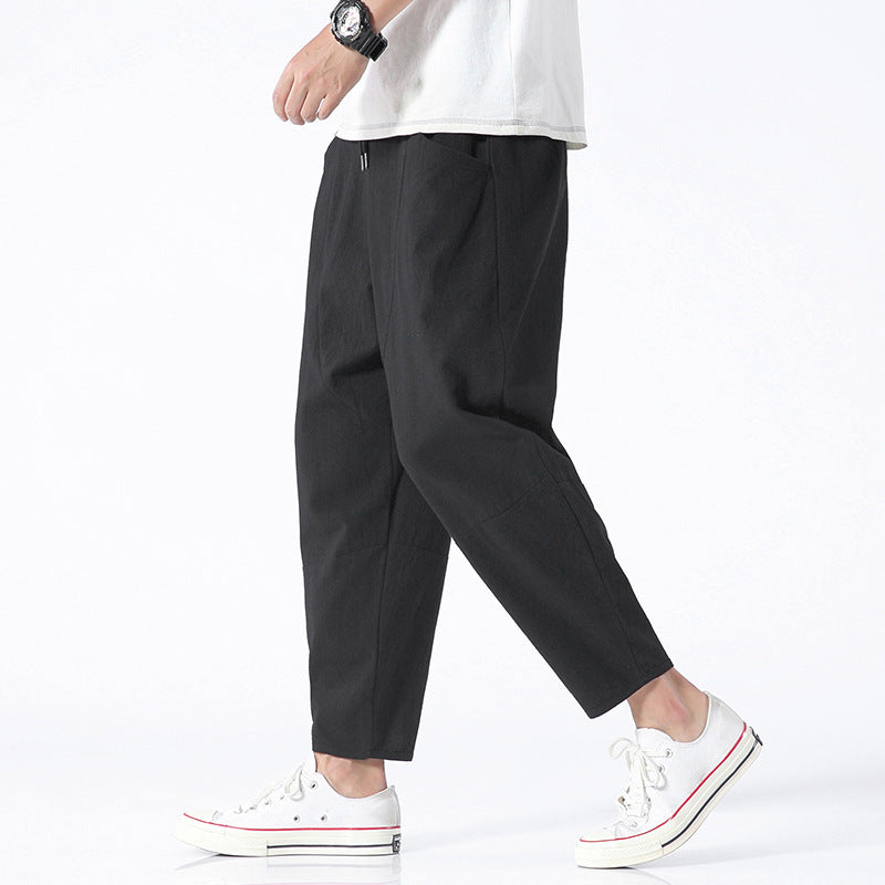 Alpenfeld | Herren Freizeithose im Harem-Stil – Locker, Modern, Bequem für Alltag und Streetwear