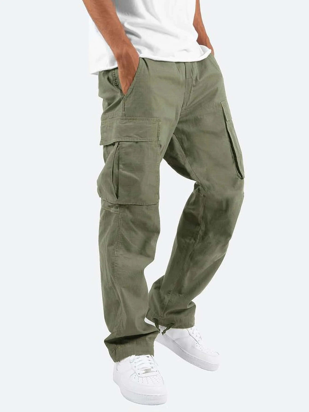 Alpenfeld | Herren Cargo-Hose mit weitem Schnitt – Freizeit & Utility-Hose