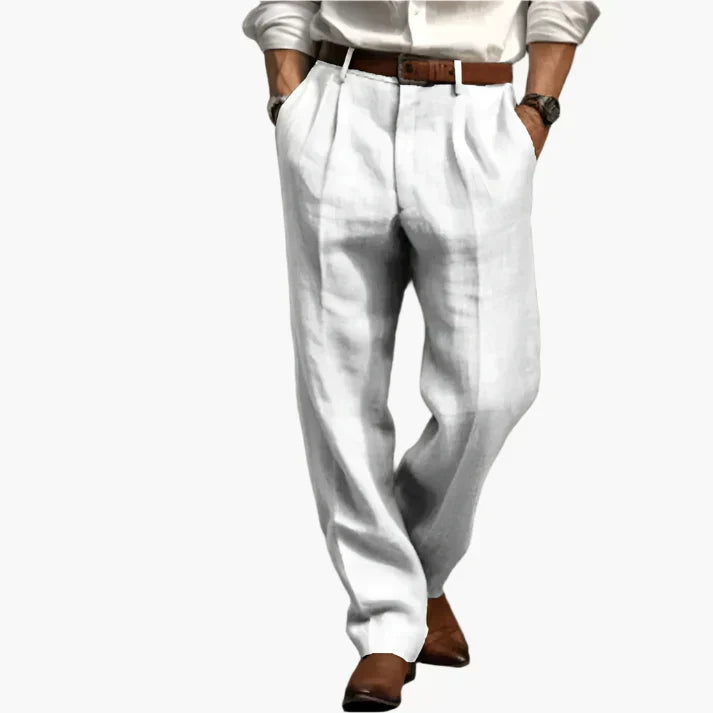 Alpenfeld | Herren Retro Anzughose – Klassische Business- und Freizeit-Hose mit weitem Bein, elegantem Look, ideal für Büro und Alltag