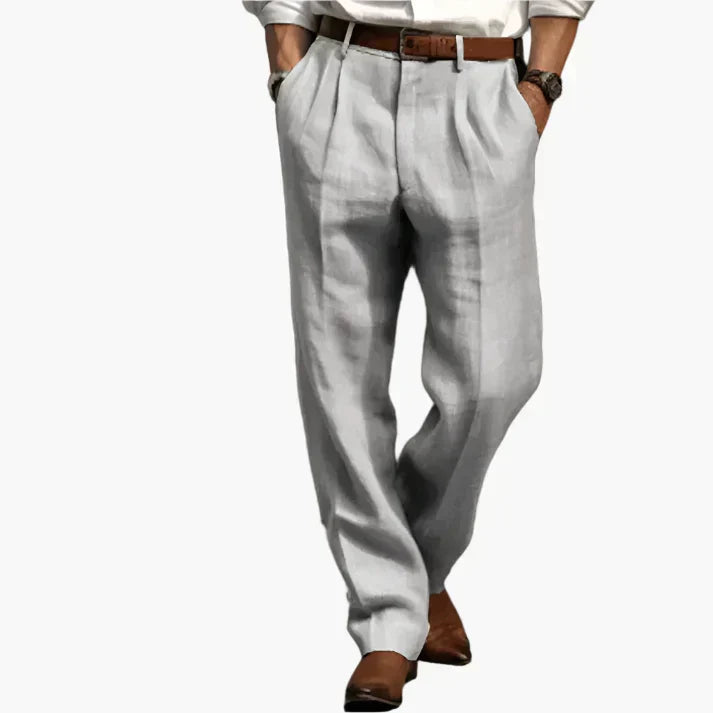 Alpenfeld | Herren Retro Anzughose – Klassische Business- und Freizeit-Hose mit weitem Bein, elegantem Look, ideal für Büro und Alltag