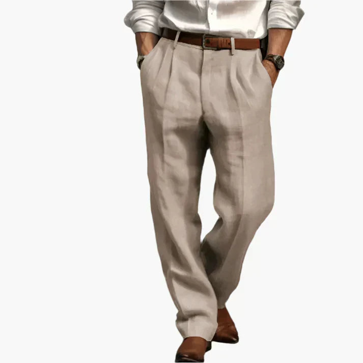 Alpenfeld | Herren Retro Anzughose – Klassische Business- und Freizeit-Hose mit weitem Bein, elegantem Look, ideal für Büro und Alltag