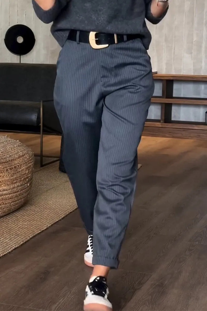 Alpenfeld | ELEGANTE, FIGURSCHMEICHELNDE HOSE MIT STREIFEN