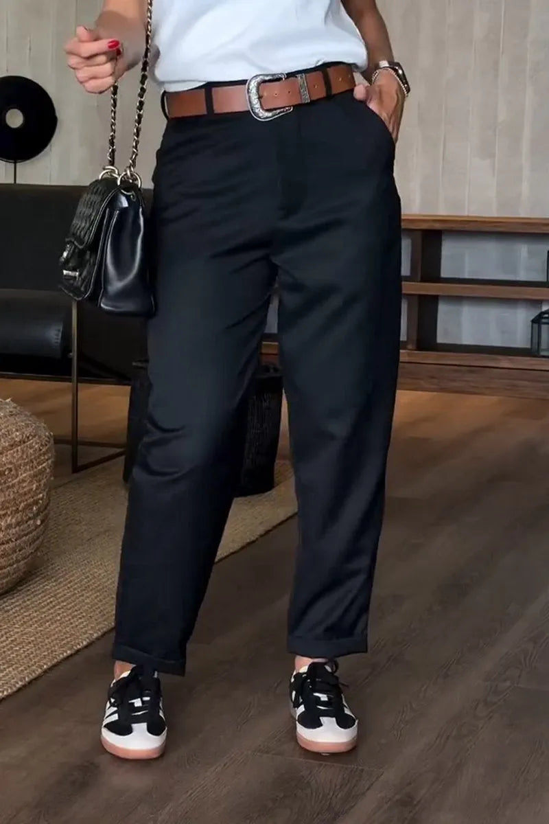 Alpenfeld | ELEGANTE, FIGURSCHMEICHELNDE HOSE MIT STREIFEN