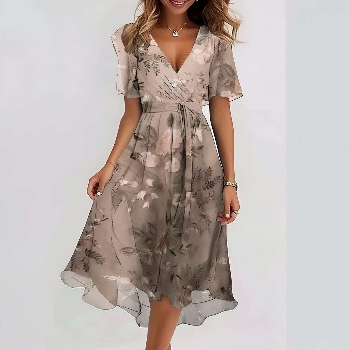 Seraya™ – Elegantes, luftiges Kleid mit bauchbedeckendem Schnitt