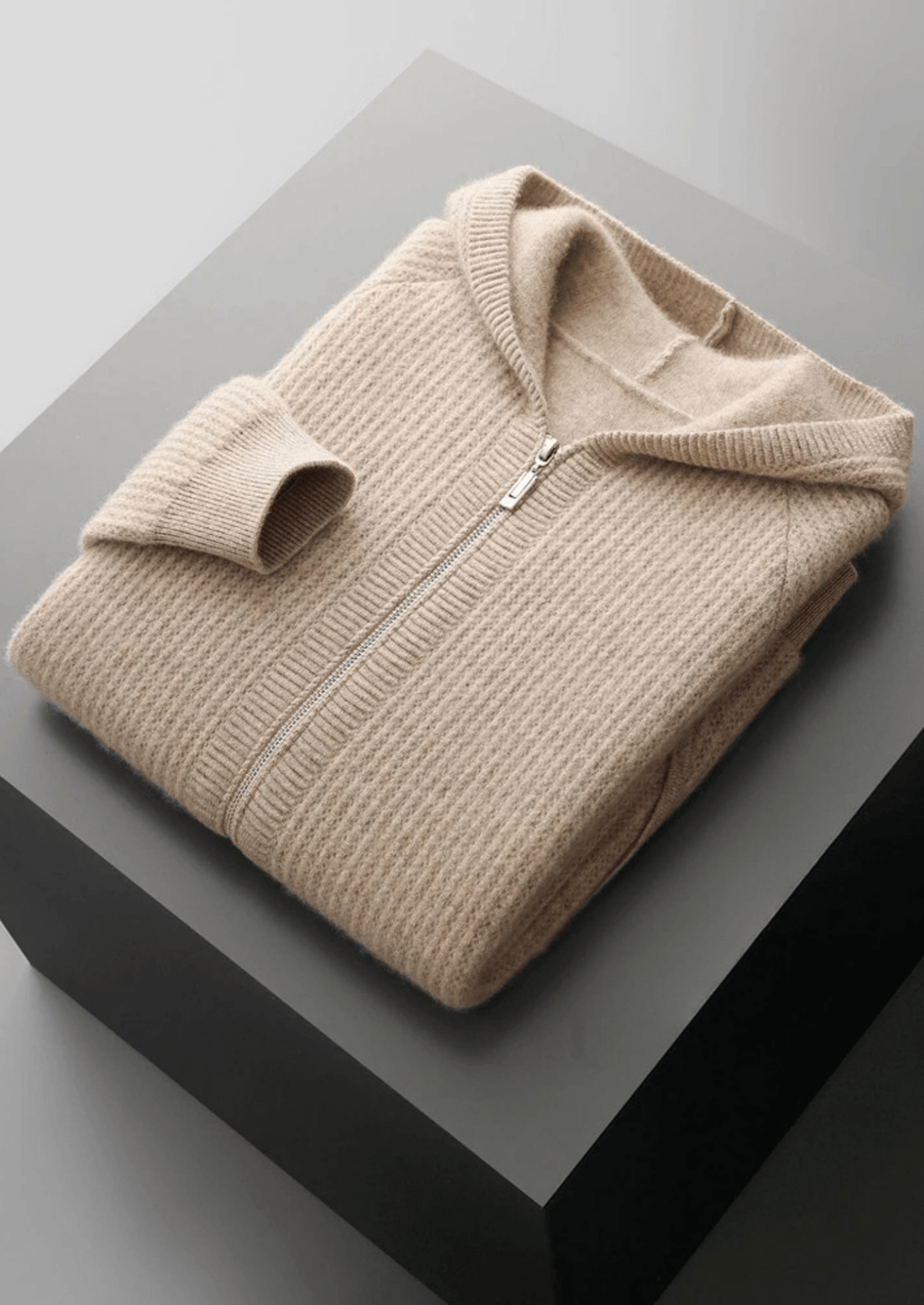Alpenfeld | Merino Zip-Hoodie aus extra feiner Merinowolle