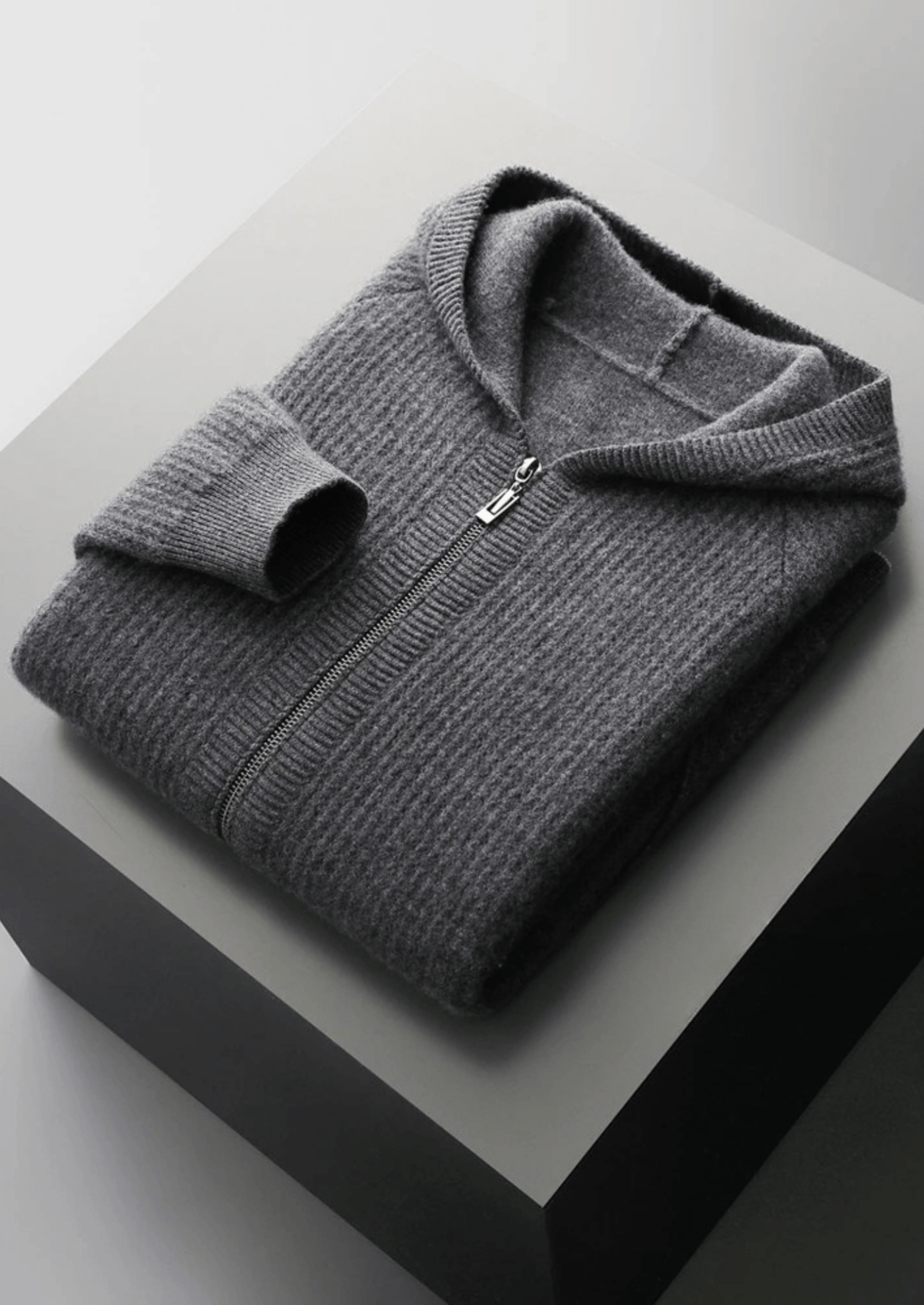 Alpenfeld | Merino Zip-Hoodie aus extra feiner Merinowolle