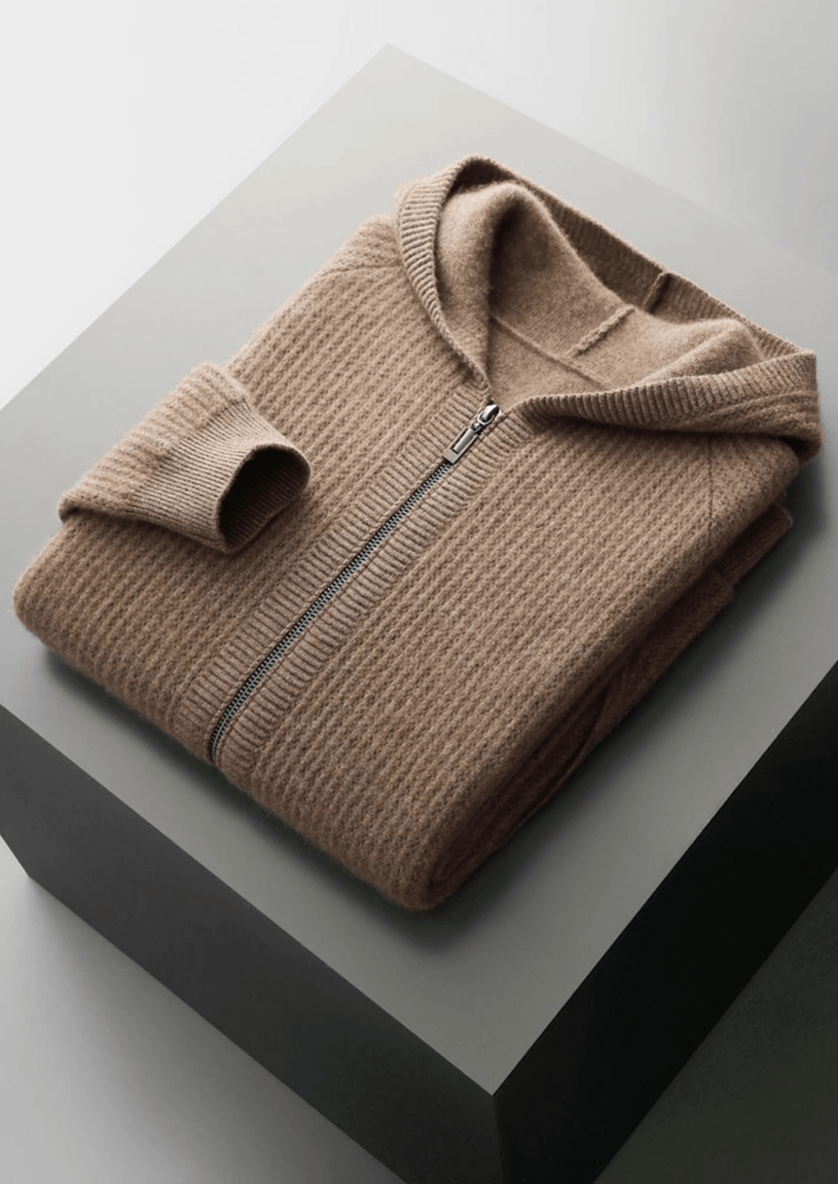 Alpenfeld | Merino Zip-Hoodie aus extra feiner Merinowolle