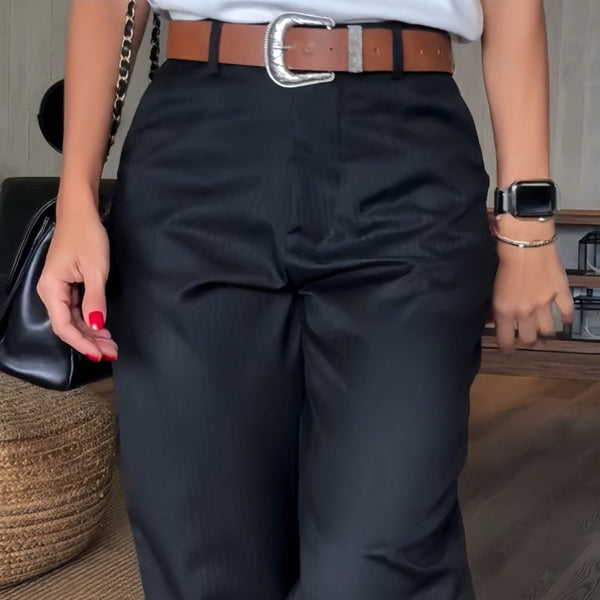 Alpenfeld | ELEGANTE, FIGURSCHMEICHELNDE HOSE MIT STREIFEN