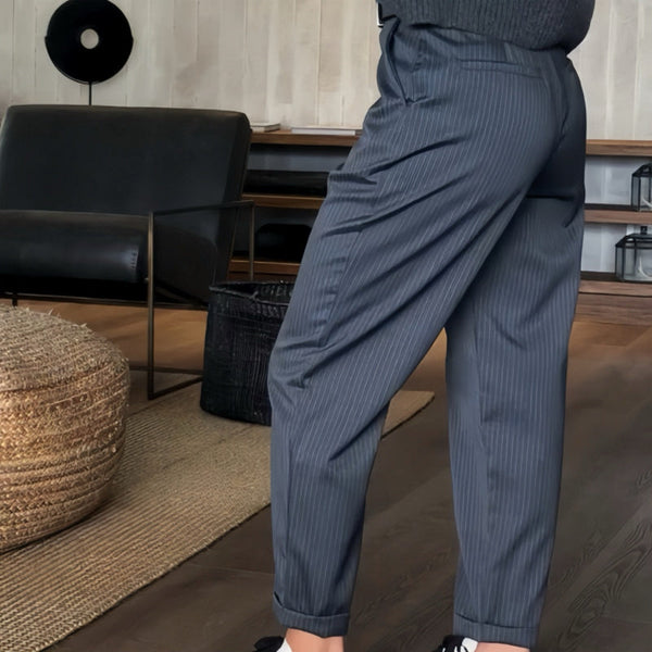 Alpenfeld | ELEGANTE, FIGURSCHMEICHELNDE HOSE MIT STREIFEN