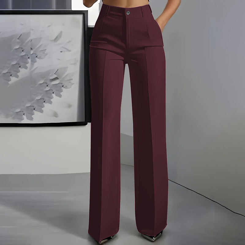 Alpenfeld | Damen Anzughose mit hoher Taille (1 kaufen, 1 GRATIS dazu)