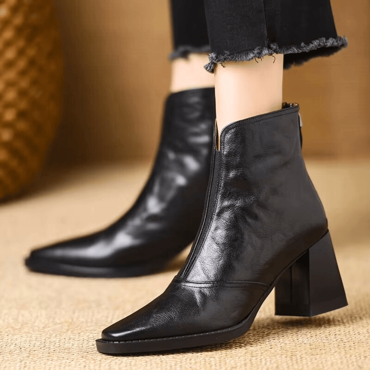 Sommerfeld™ | Luxuriöse Stiefeletten mit mittelhohem Absatz