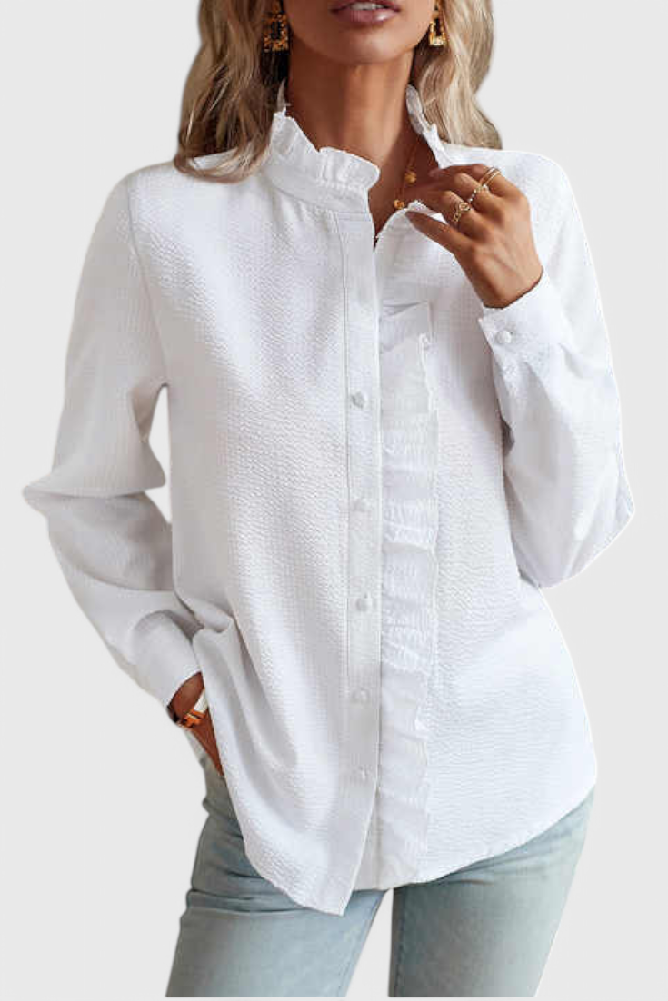 Alpenfeld | Elegante Rüschenbluse